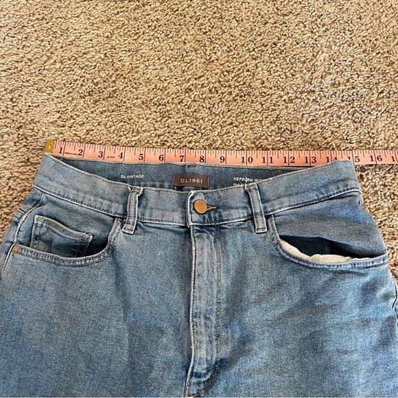 DL1961 Hepburn High Rise Vintage Wide Leg Jeans Reef Light Wash Size 30 - Picture 12 of 12